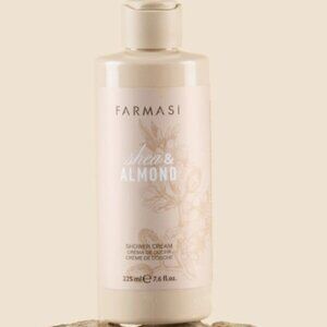 Farmasi Shea Butter & Almond Shower Cream – Gentle Daily Body Wash 7.6 oz
